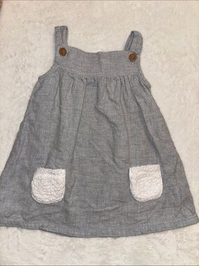 Carters gray Toddler Dress with Sherpa Pockets 18 month baby girl